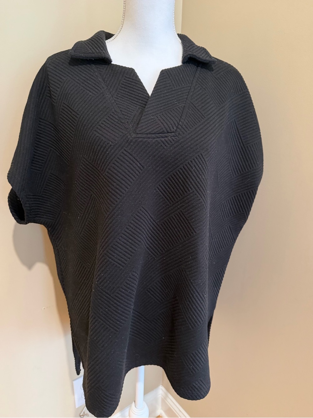 Waffle Pattern Tunic Vest